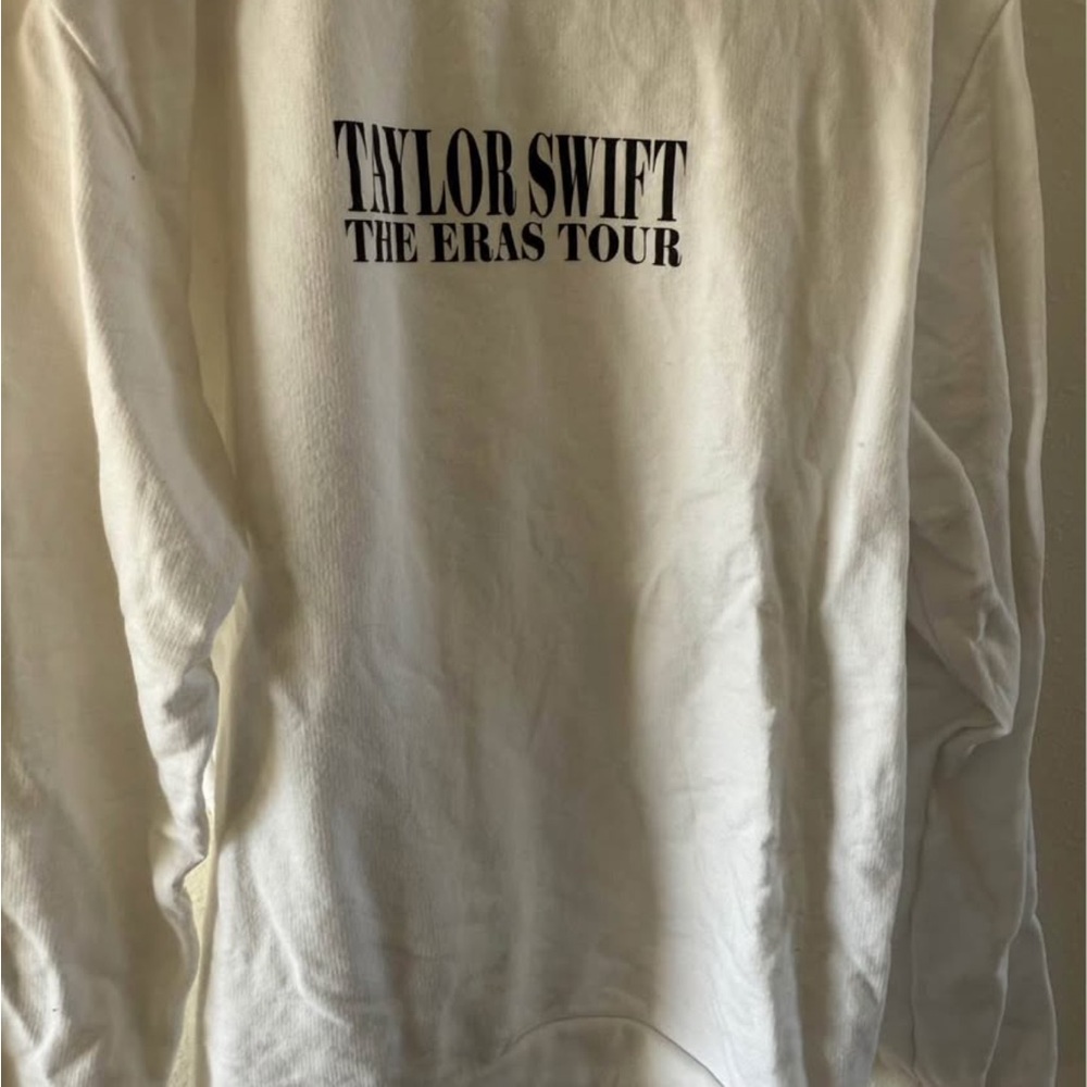 Taylor Swift White Eras tour Crew Neck Sweater